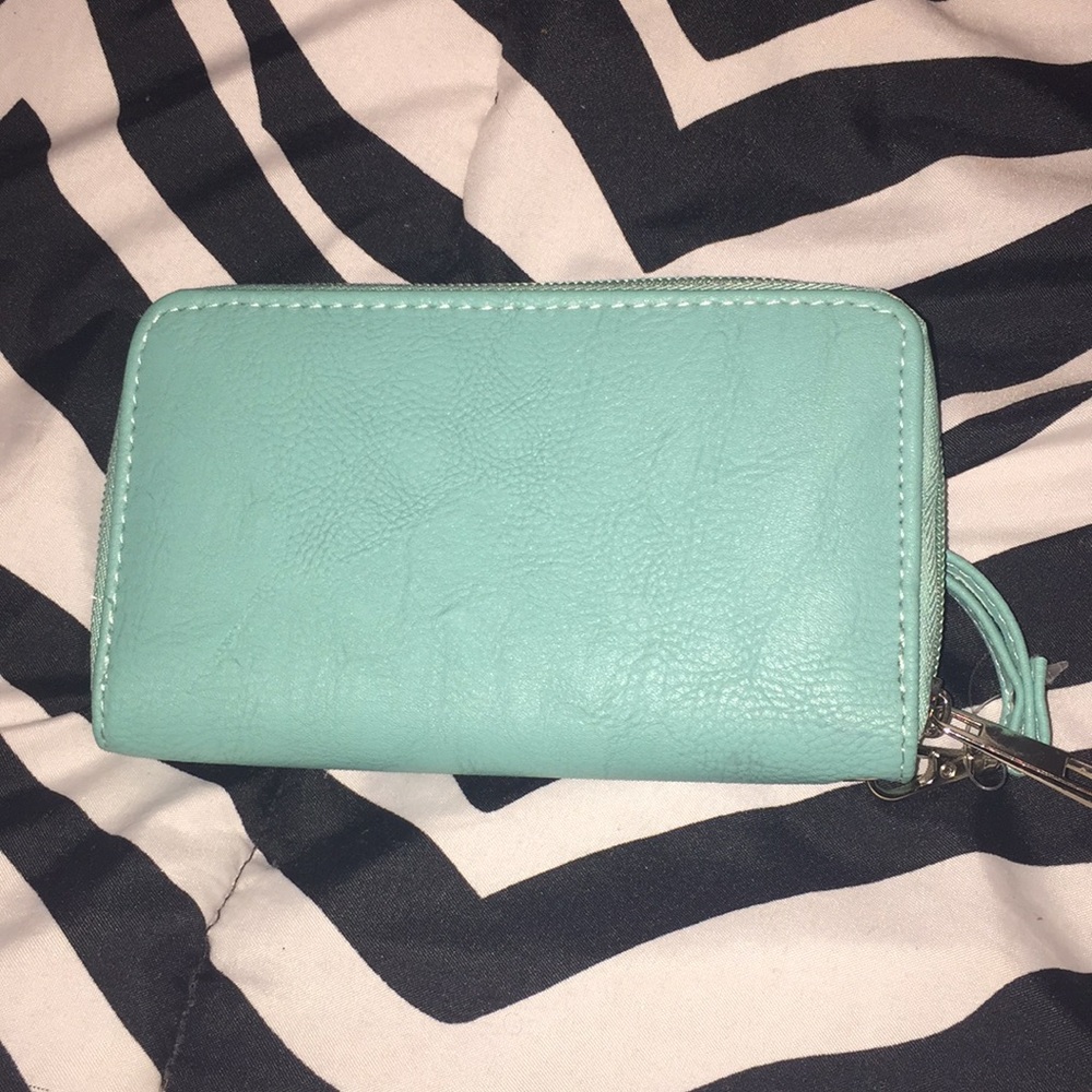 Light blue wallet, never used!